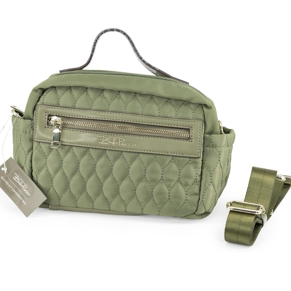 Bella Russo Quilted 8.7” Cross Body Bag